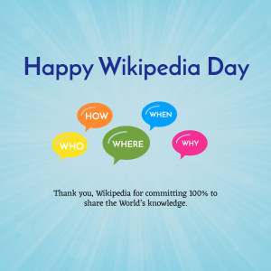 Happy Wikipedia Day Wishes Images, Poster, Banner and Social Media Post Free Download 8 16104262115656 Fest Happy Wikipedia Day 11dec 10suketu square Happy Wikipedia Day